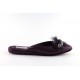 women's slippers FLAPPER purple night vintage leather